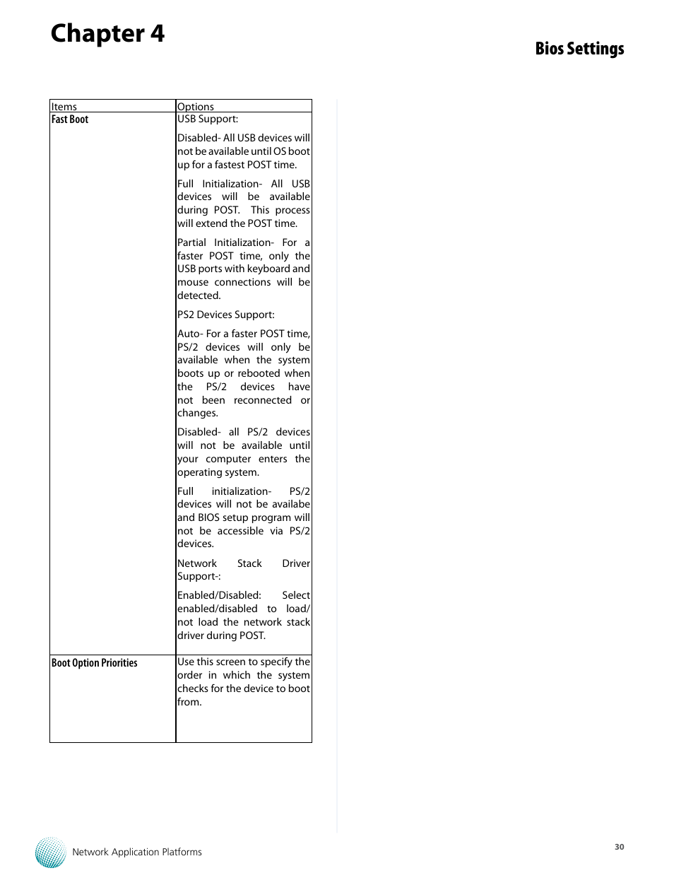 Chapter 4, Bios settings | Lanner FW-8893C User Manual | Page 35 / 49