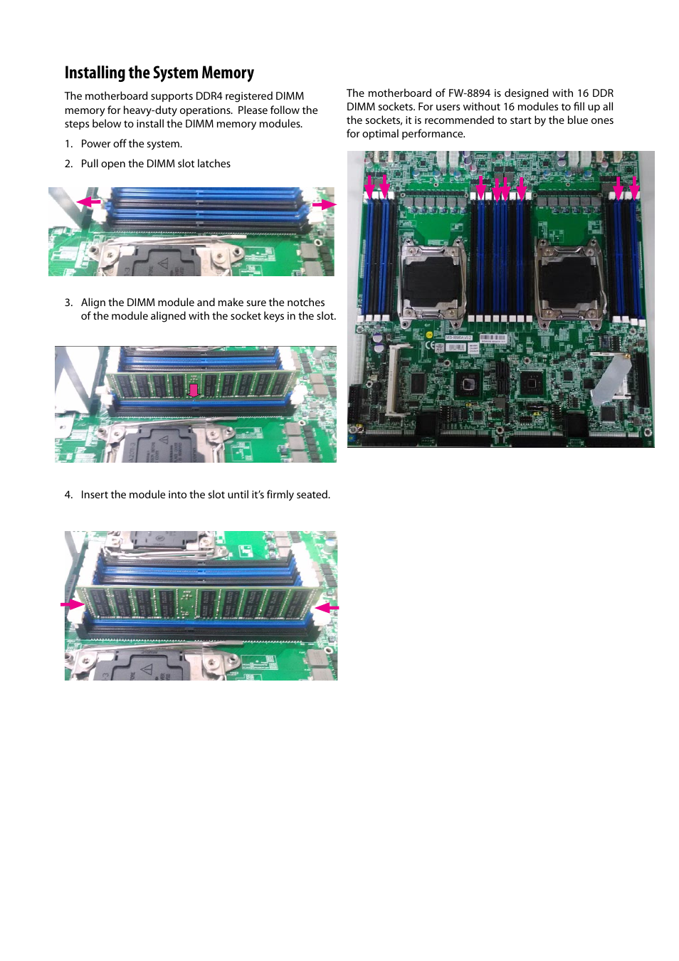 Lanner FW-8894 User Manual | Page 18 / 31