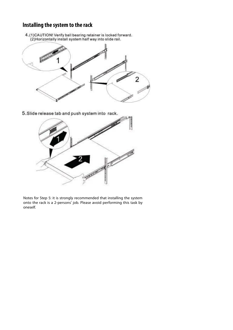 Installing the system to the rack | Lanner FW-8894 User Manual | Page 24 / 31