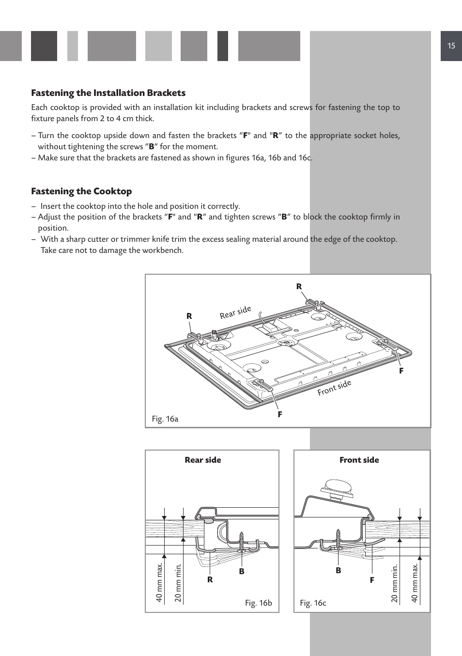 CDA HCG 731 User Manual | Page 15 / 24