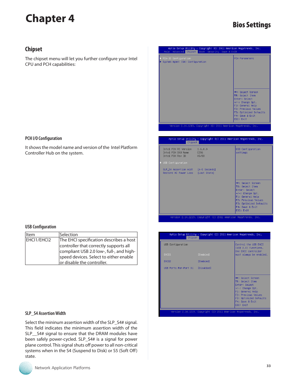 Chipset, Chapter 4, Bios settings | Lanner FX-3210 User Manual | Page 38 / 54