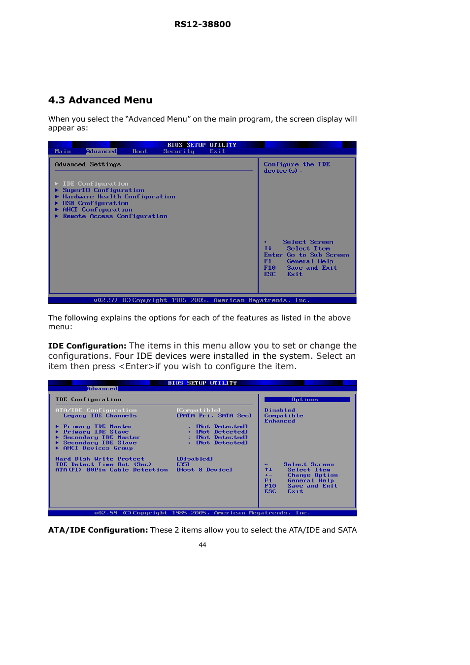 Lanner RS12-38800 User Manual | Page 44 / 64