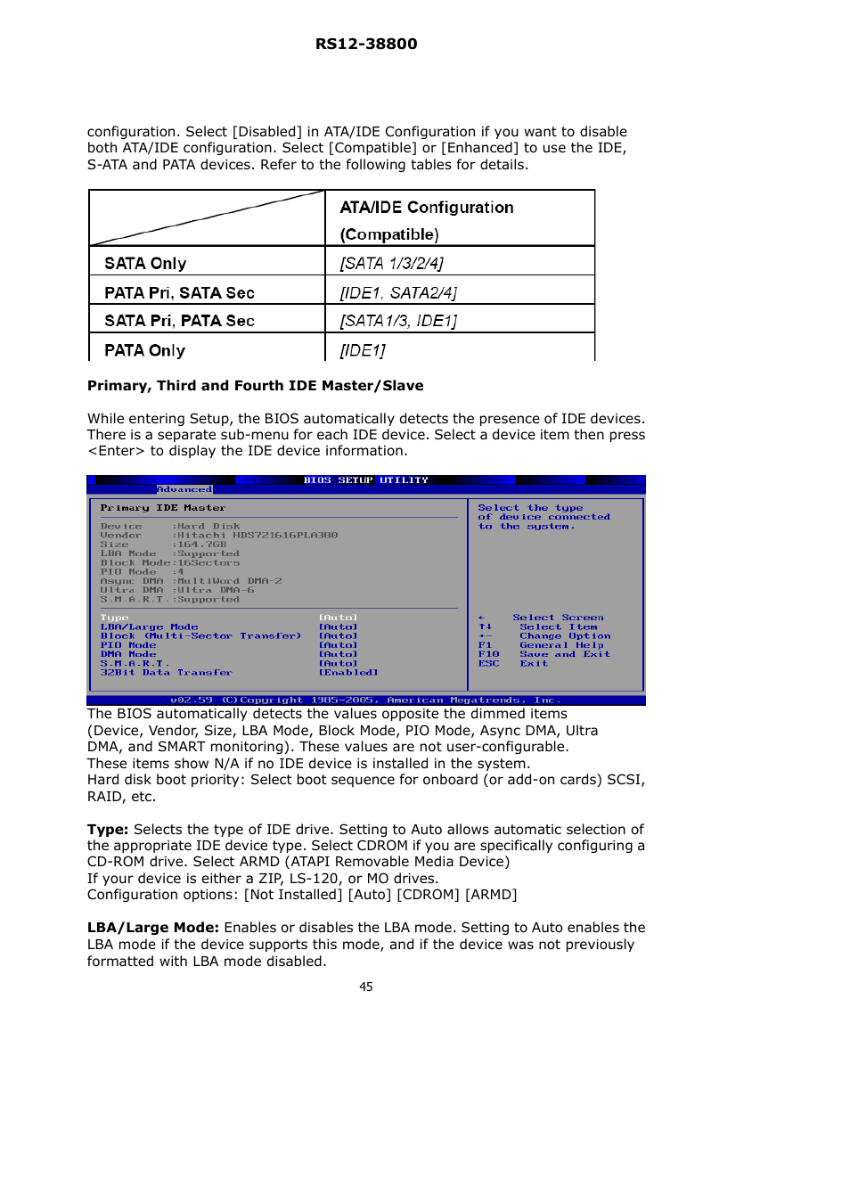 Lanner RS12-38800 User Manual | Page 45 / 64