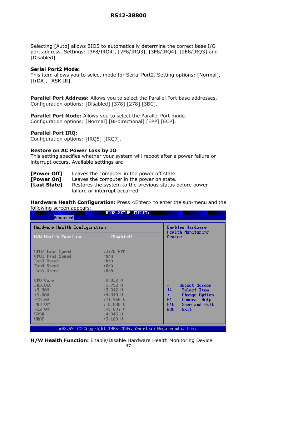 Lanner RS12-38800 User Manual | Page 47 / 64