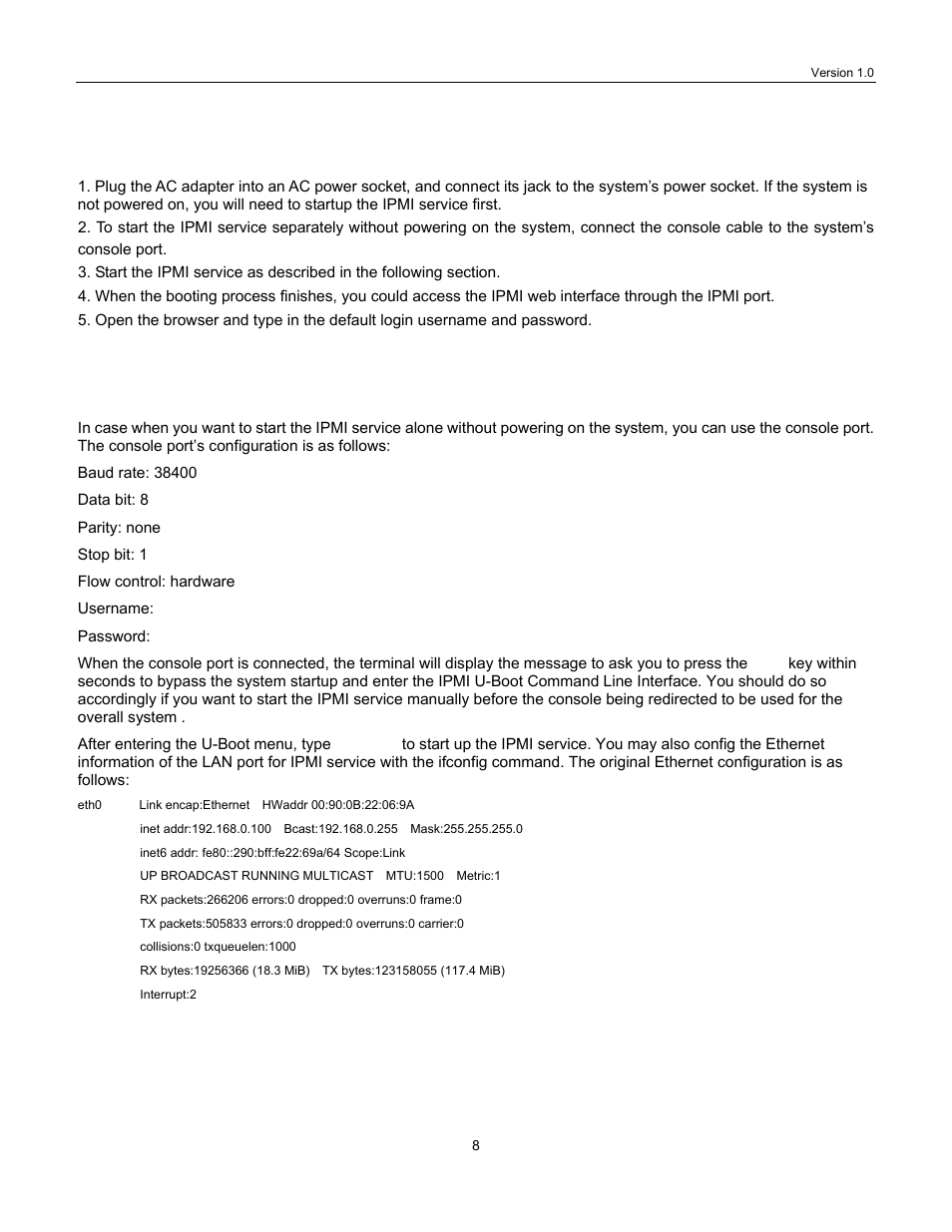 Hardware installation, Connecting ipmi via console port | Lanner IPMI User Manual | Page 10 / 56