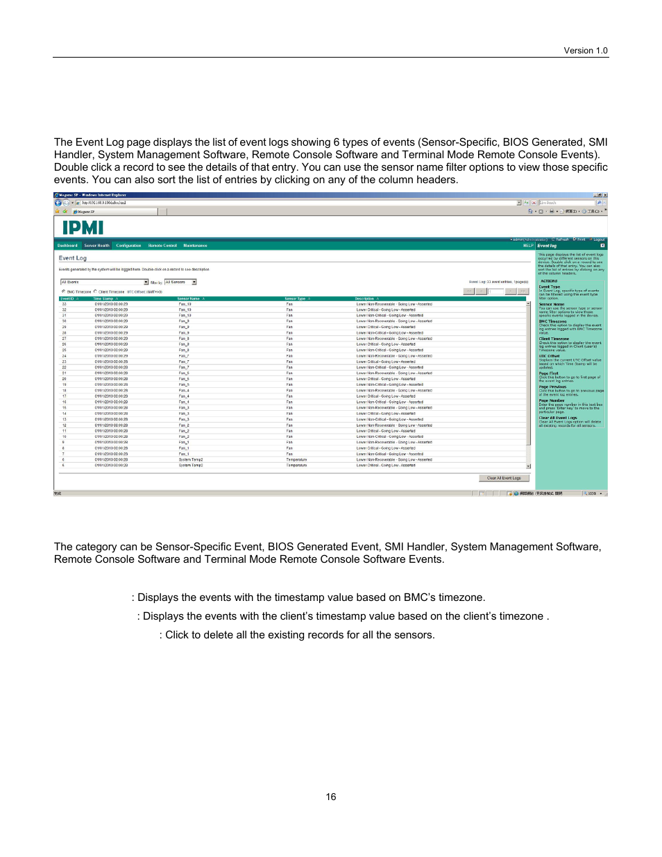 Vent | Lanner IPMI User Manual | Page 18 / 56
