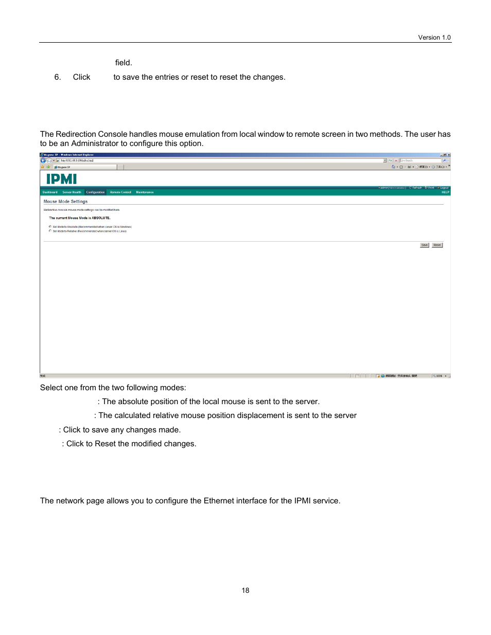 Ouse, Etwork | Lanner IPMI User Manual | Page 20 / 56