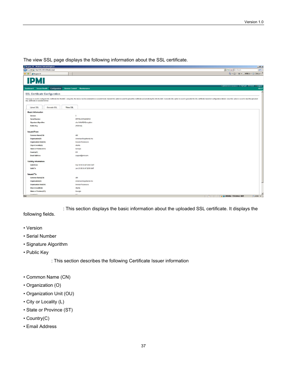 3 view ssl, View ssl | Lanner IPMI User Manual | Page 39 / 56