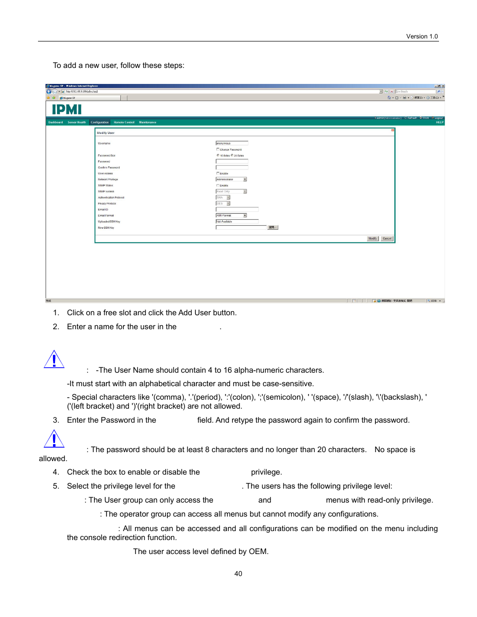 Lanner IPMI User Manual | Page 42 / 56