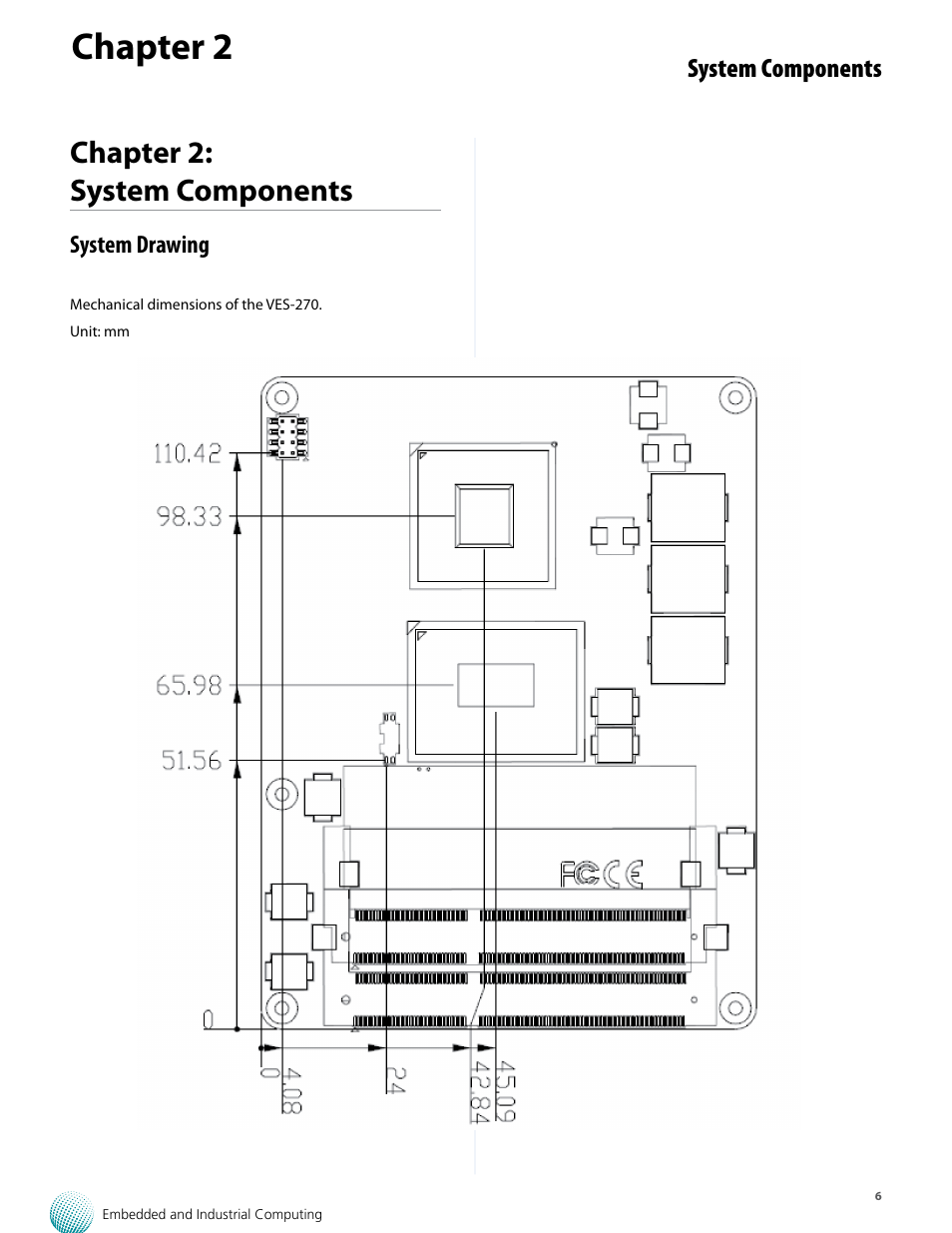 Chapter 2, Chapter 2: system components | Lanner VES-270 User Manual | Page 6 / 19