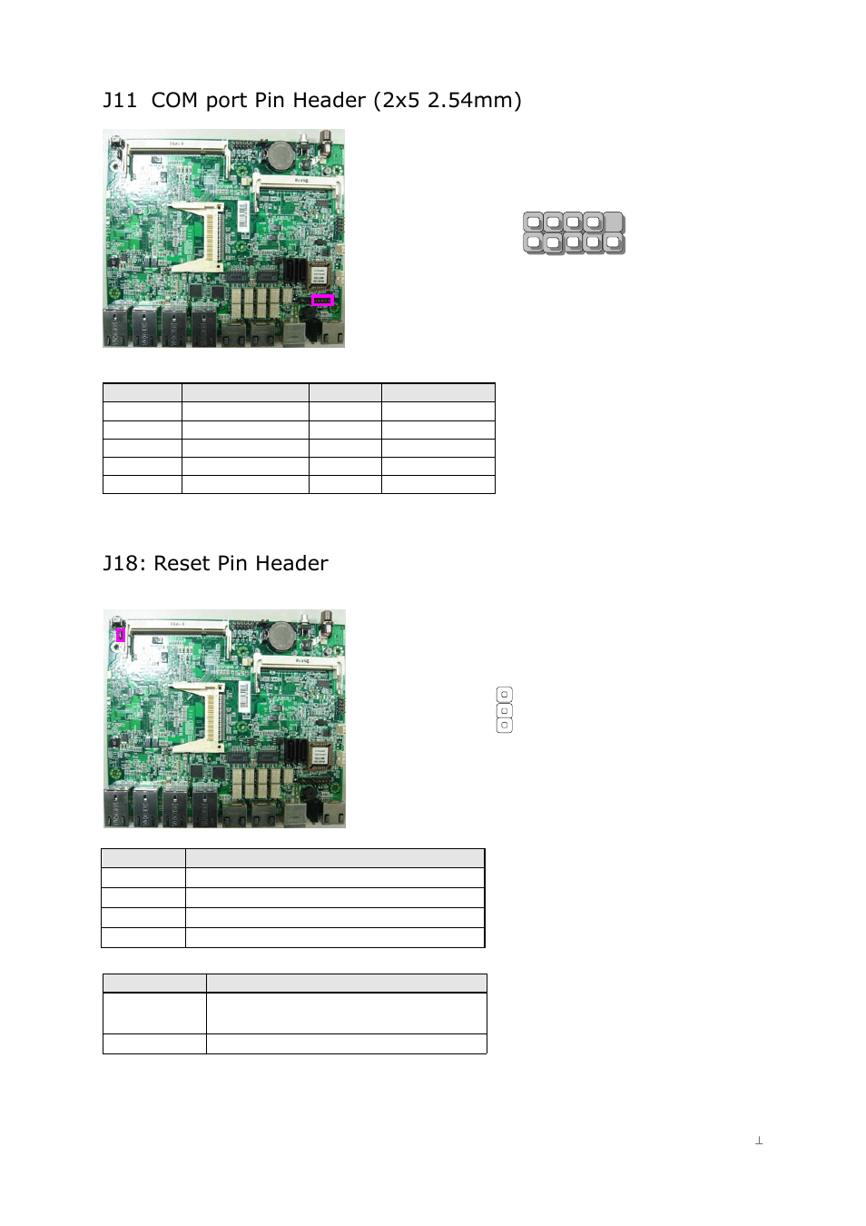 Reset pin header | Lanner LEC-2026 User Manual | Page 15 / 67