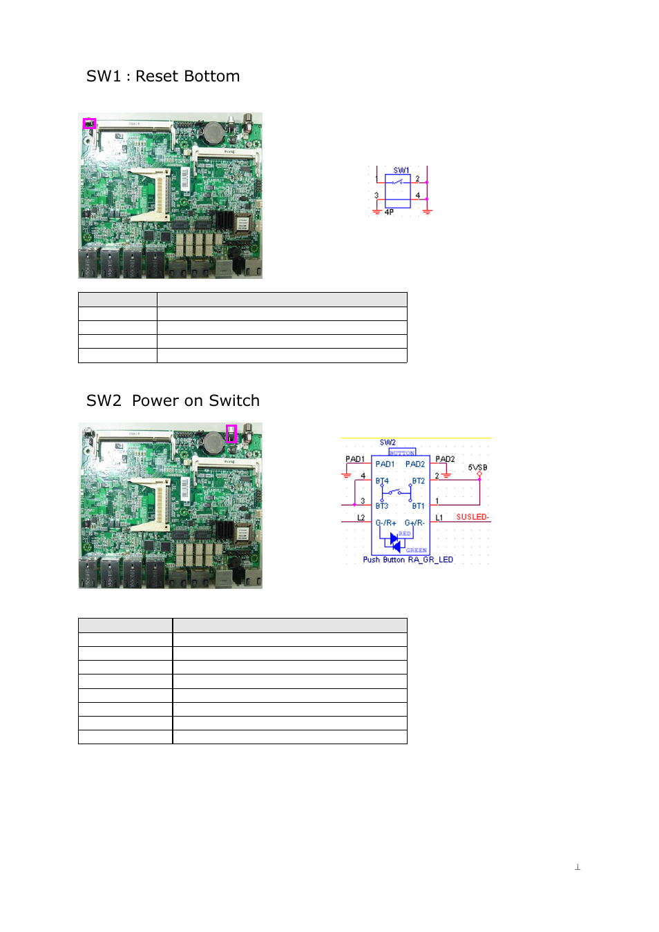 Reset bottom, Power on switch | Lanner LEC-2026 User Manual | Page 16 / 67