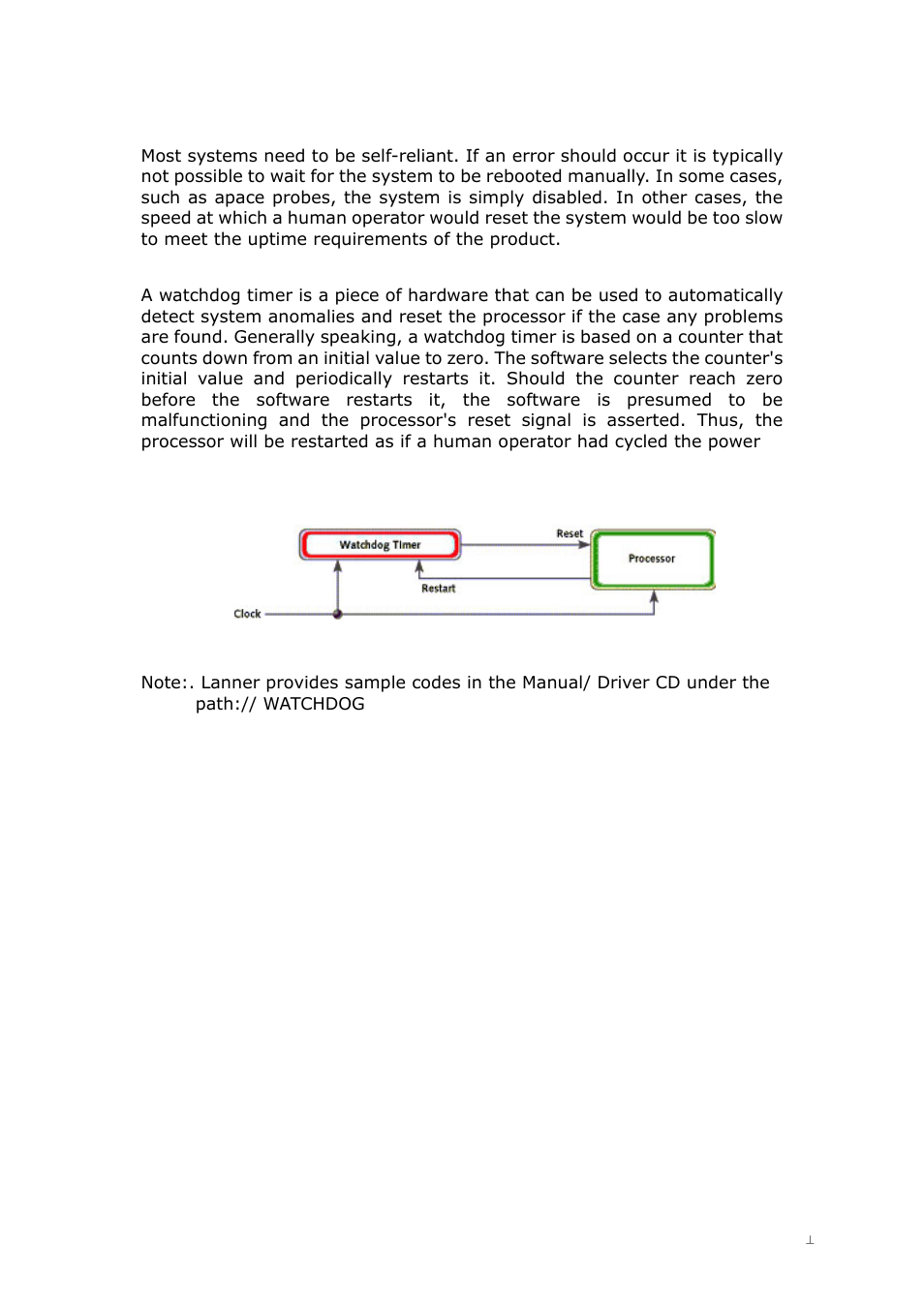 Appendix a: watchdog timer | Lanner LEC-2026 User Manual | Page 61 / 67