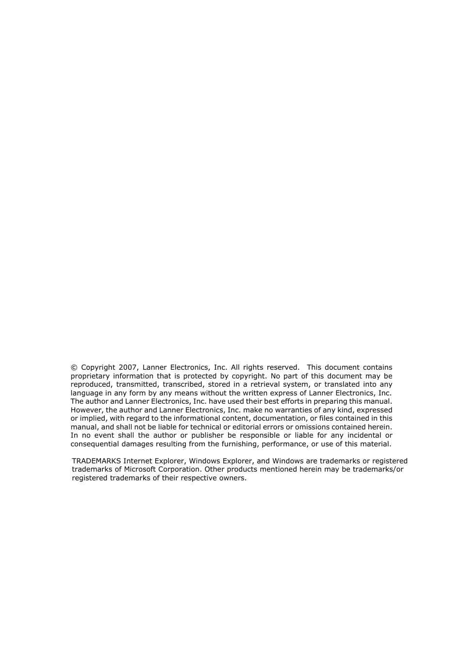 Lec-2050 series user’s manual | Lanner LEC-2050 User Manual | Page 2 / 38