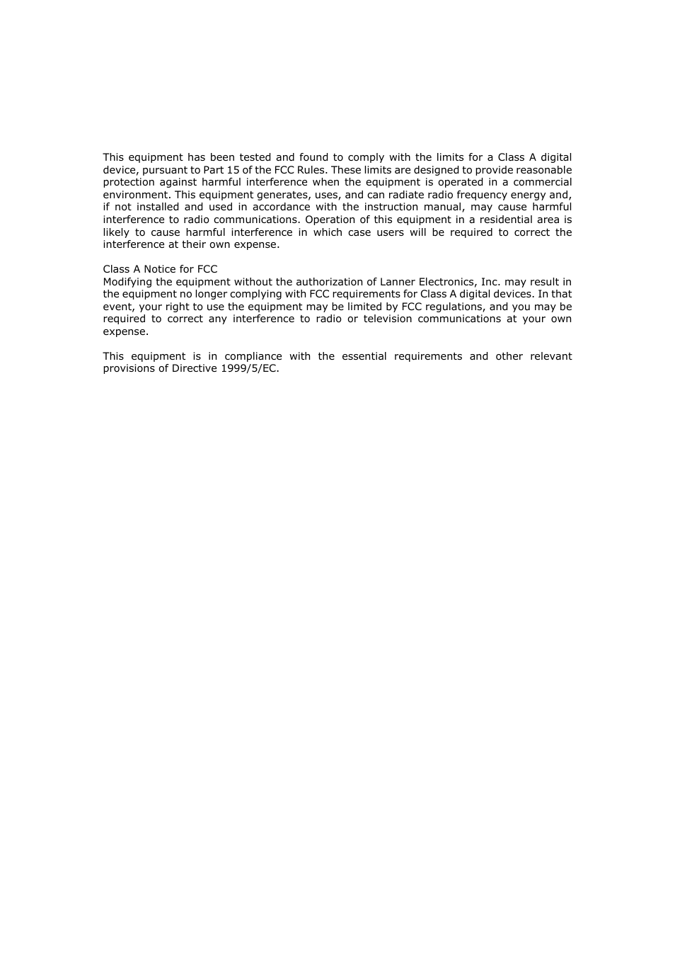 Emc notice | Lanner LEC-7000 User Manual | Page 4 / 37