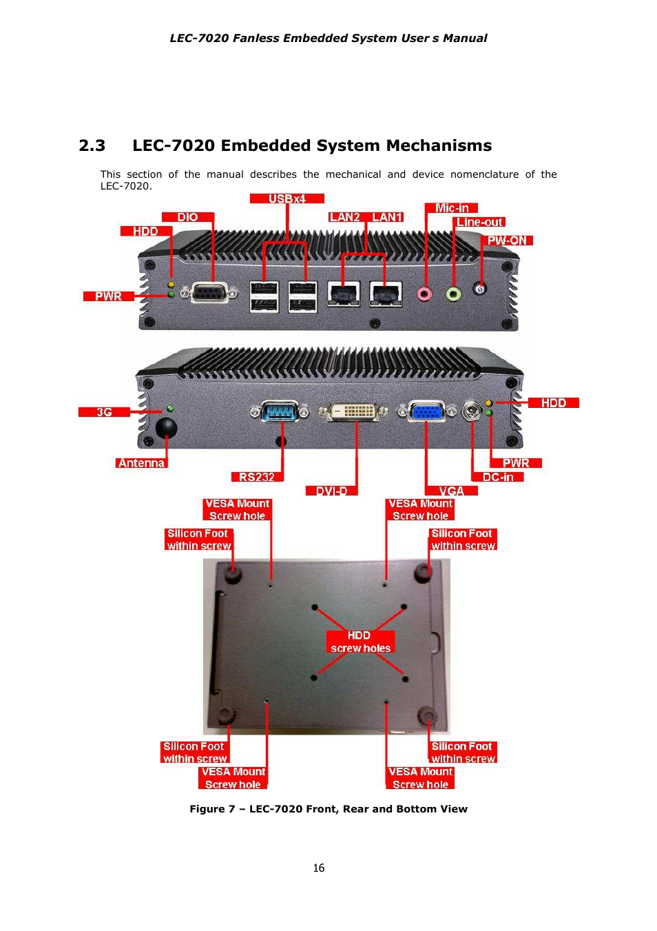 Lanner LEC-7020 User Manual | Page 16 / 28