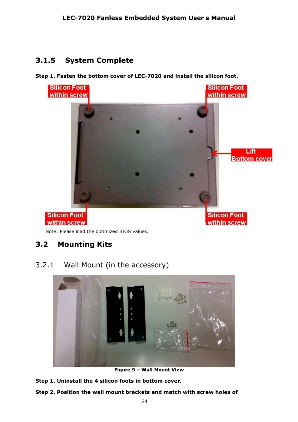 5 system complete | Lanner LEC-7020 User Manual | Page 24 / 28