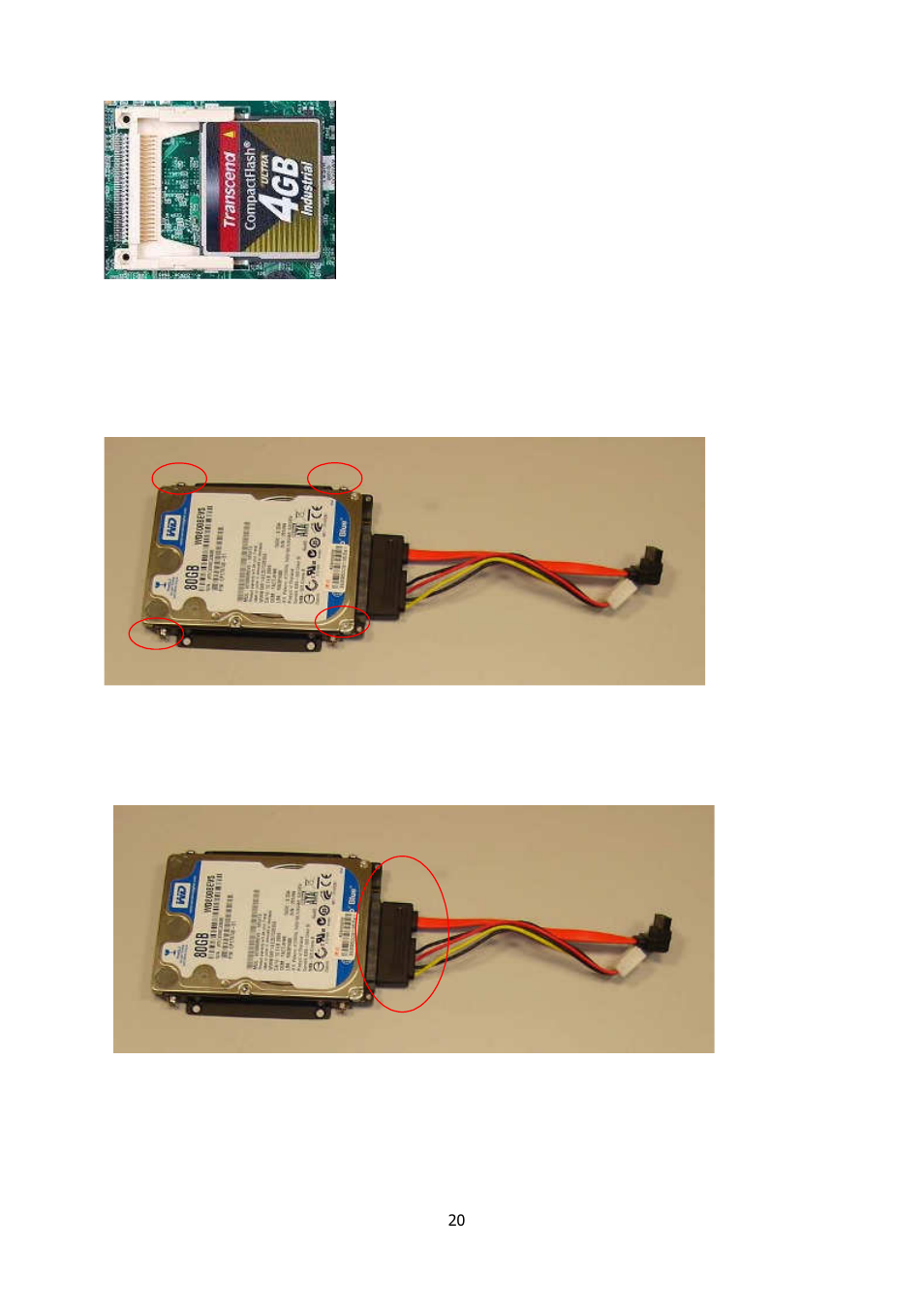 4 compactflash card installation, 5 hdd installation | Lanner LEC-7900 User Manual | Page 21 / 36