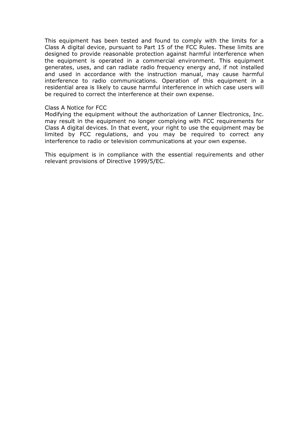 Emc notice | Lanner LEC-7900 User Manual | Page 4 / 36
