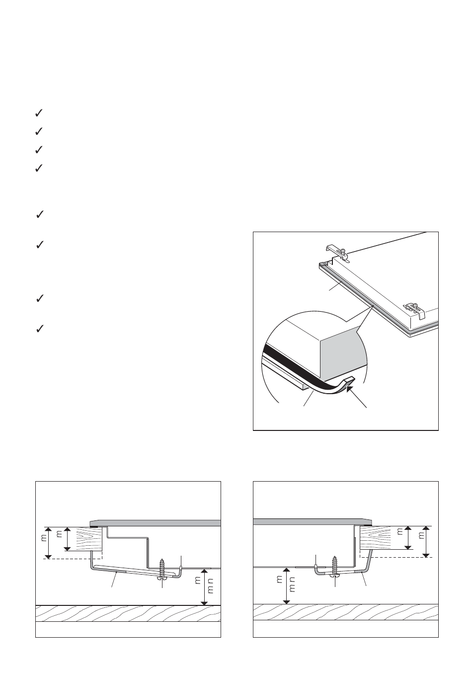 Fastening the cooktop | CDA HVG95 User Manual | Page 22 / 36
