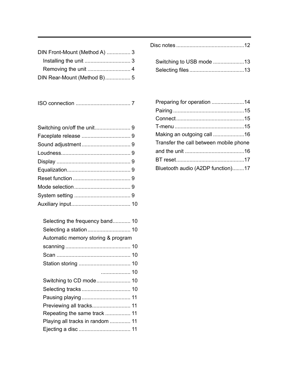 Lanzar AQCD60BTS User Manual | Page 2 / 20