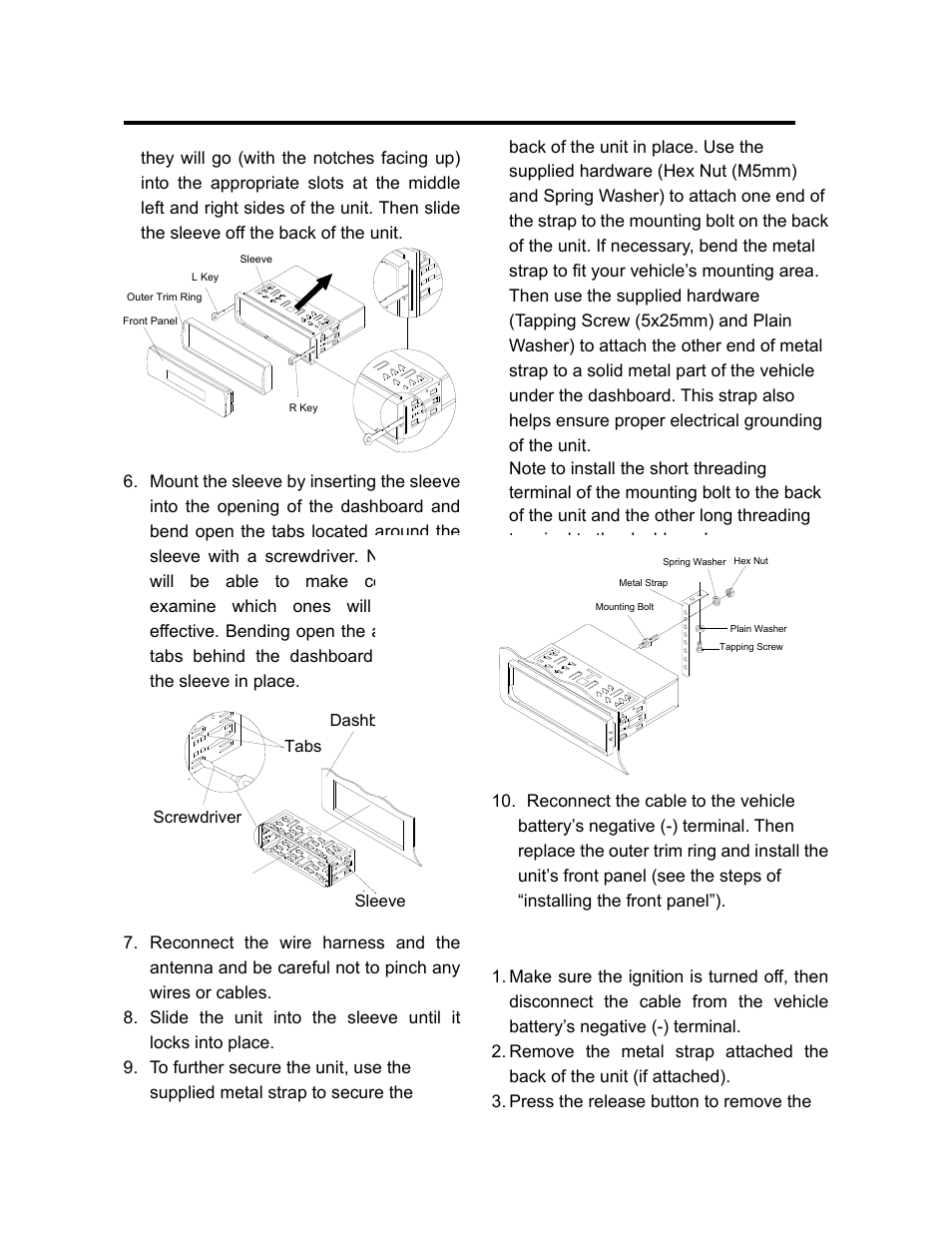 Installation | Lanzar AQCD60BTS User Manual | Page 4 / 20