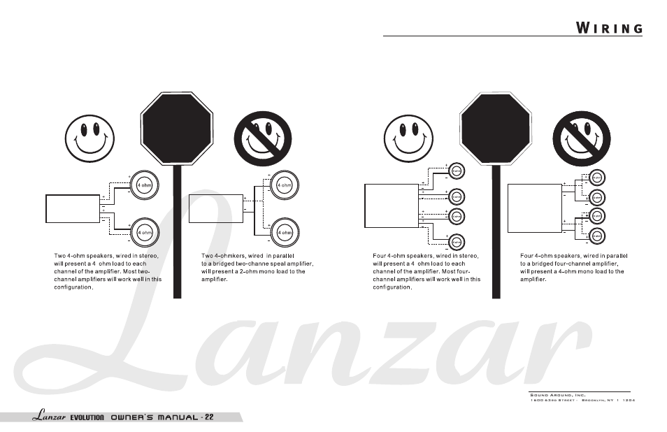 Stop, Yes! no | Lanzar EV254 User Manual | Page 24 / 28