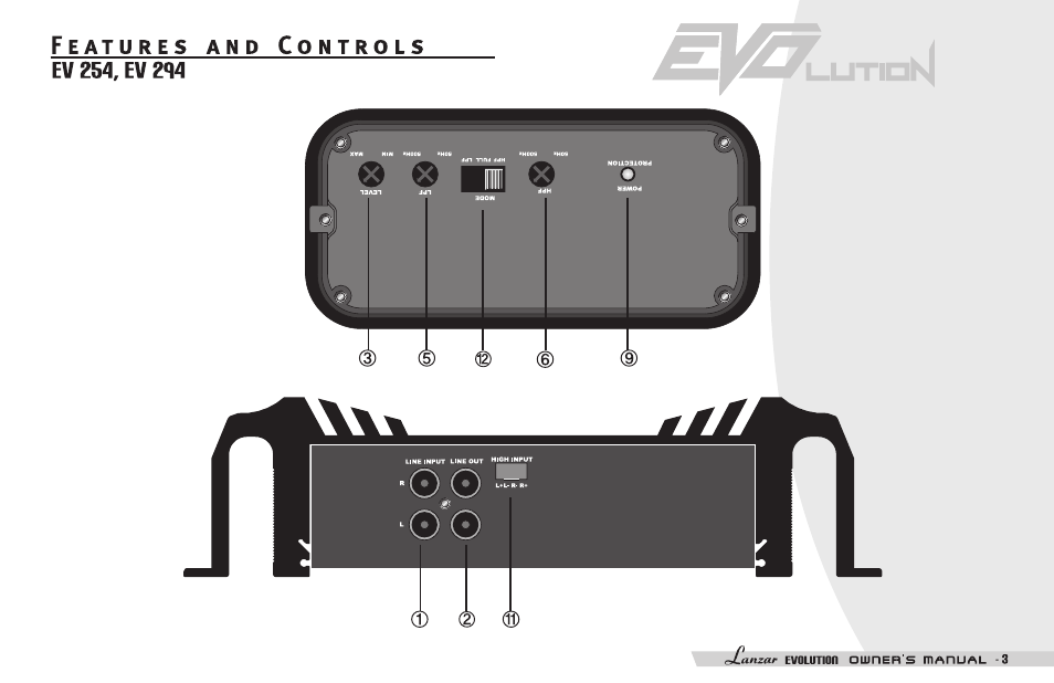 Lanzar EV254 User Manual | Page 5 / 28