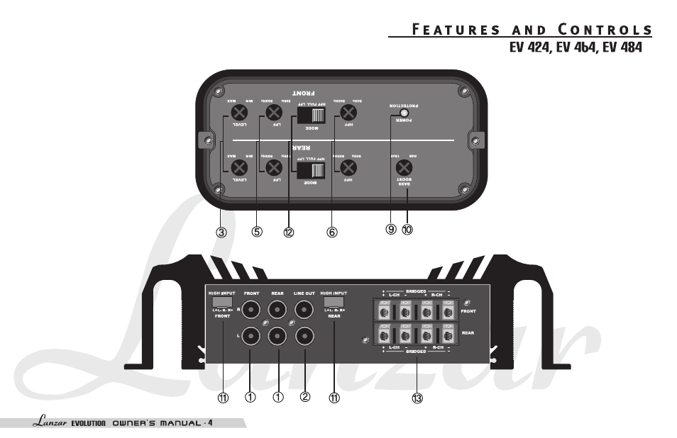 Lanzar EV254 User Manual | Page 6 / 28