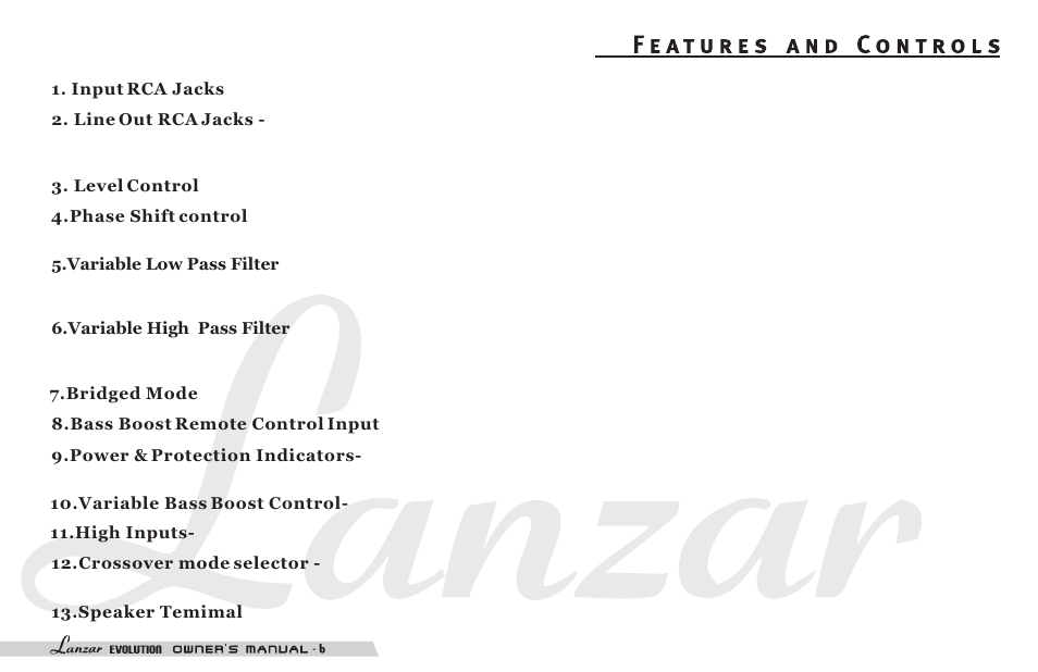 Lanzar EV254 User Manual | Page 8 / 28