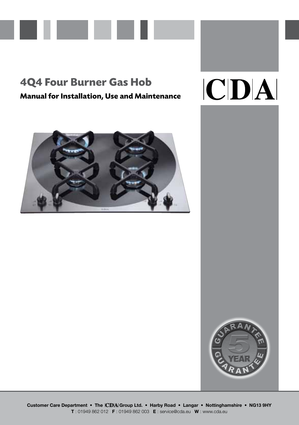 CDA 4Q4 User Manual | 36 pages