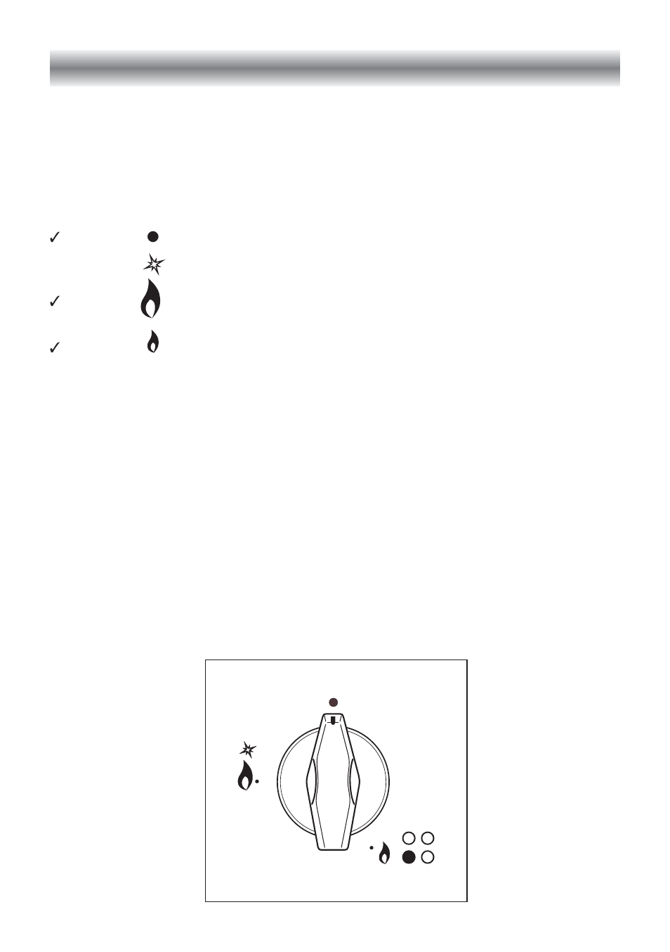 Use of the hob, Gas burners | CDA 4Q4 User Manual | Page 8 / 36