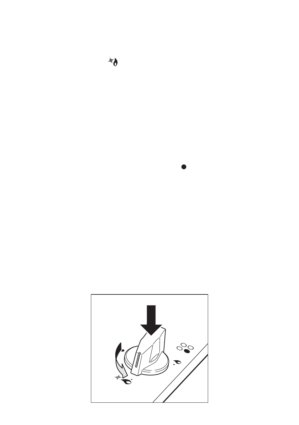 Lighting the burners | CDA 4Q4 User Manual | Page 9 / 36