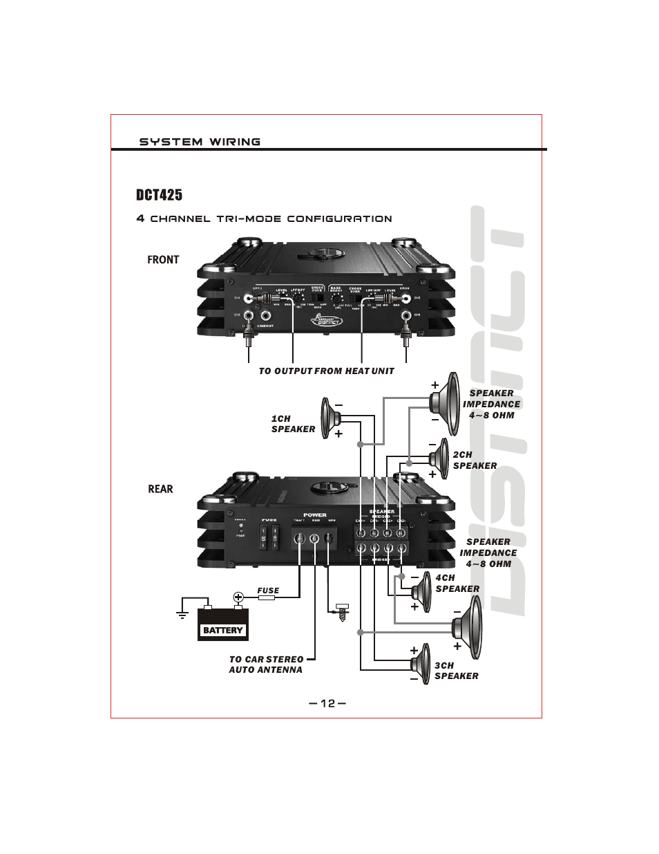 Lanzar DCT202 User Manual | Page 13 / 16