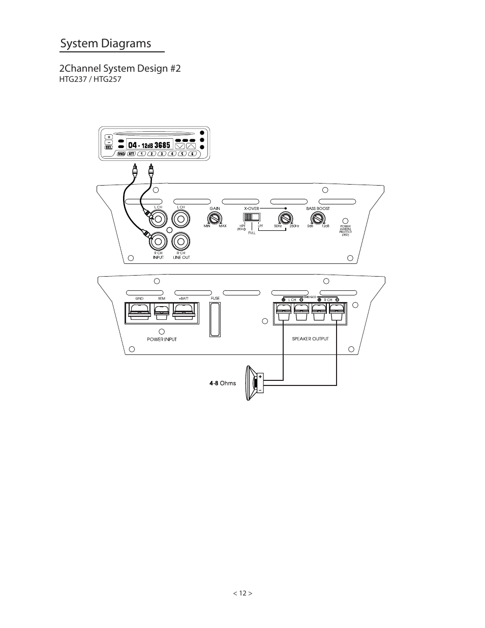 System diagrams | Lanzar HTG257 User Manual | Page 11 / 23