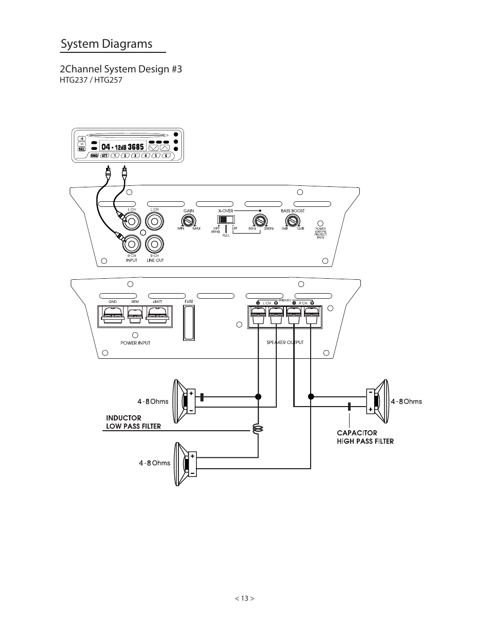 System diagrams | Lanzar HTG257 User Manual | Page 12 / 23