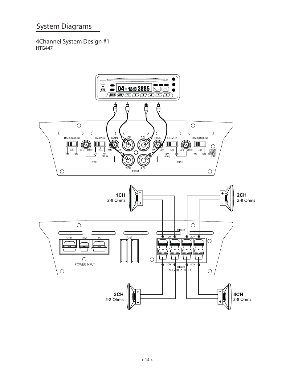 System diagrams | Lanzar HTG257 User Manual | Page 13 / 23
