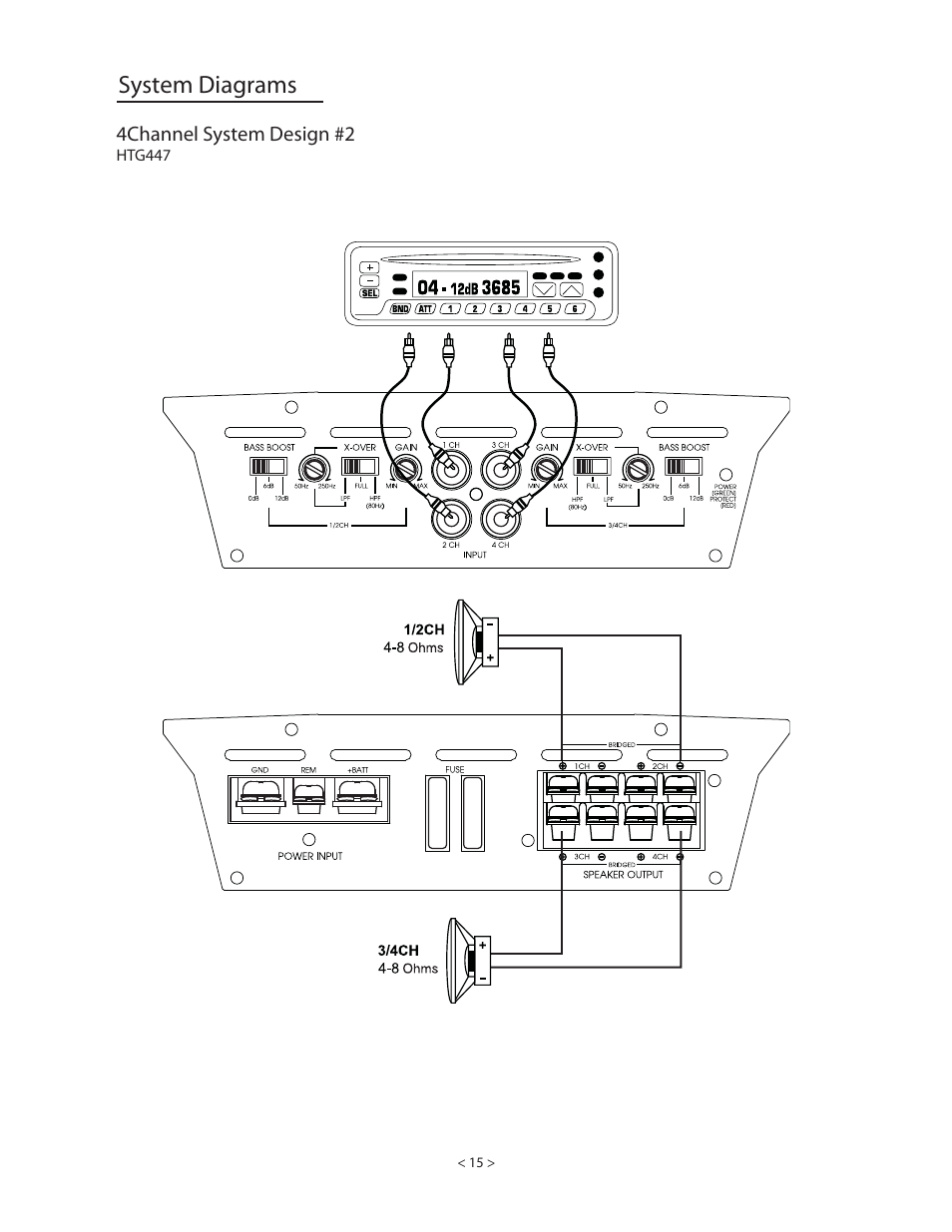 System diagrams | Lanzar HTG257 User Manual | Page 14 / 23