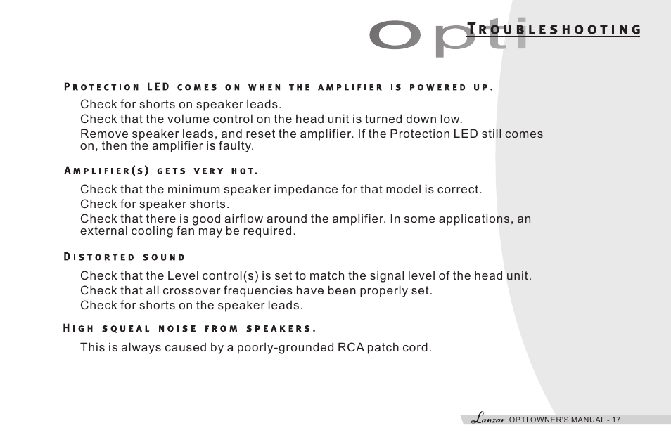 쪽 19 | Lanzar OPT110001D User Manual | Page 19 / 24