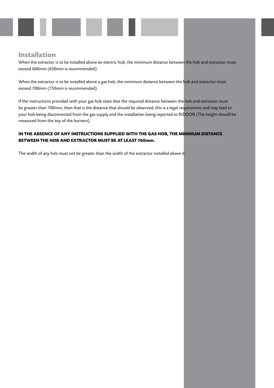 Installation | CDA CCA5/7 User Manual | Page 8 / 12