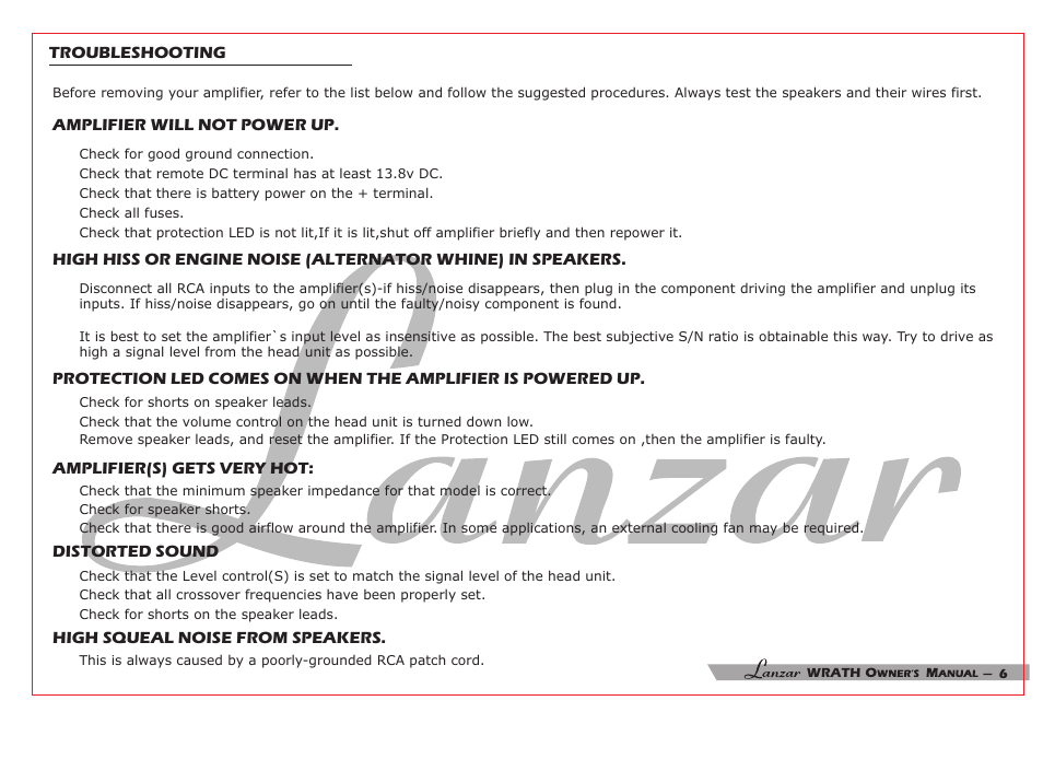 Lanzar WDN2000.1D User Manual | Page 7 / 8