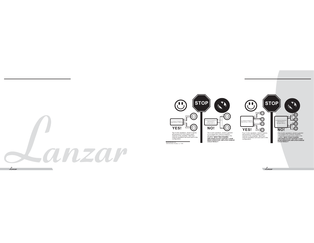 Stop, Yes! no | Lanzar VIBE286 User Manual | Page 9 / 9