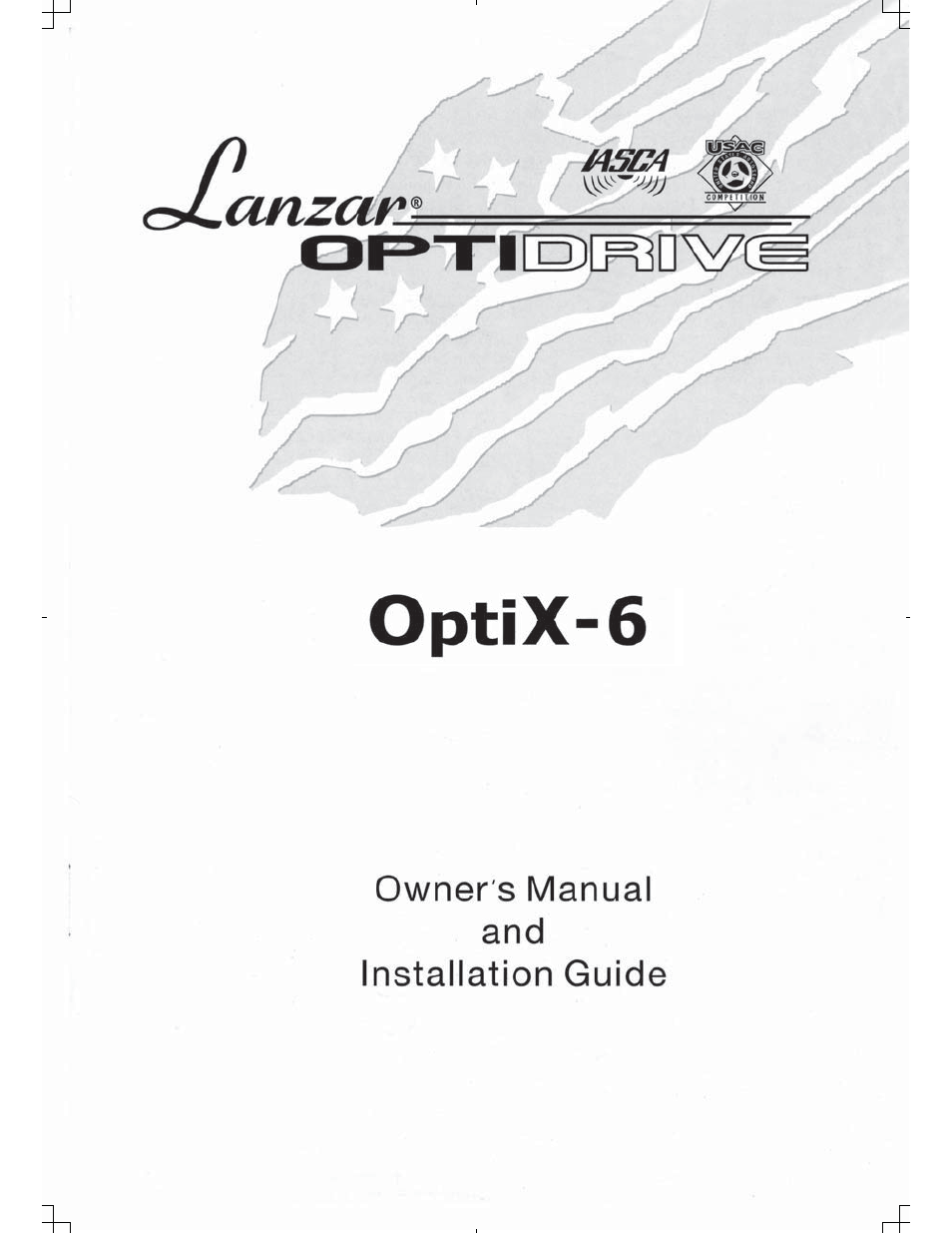 Lanzar OPTIX User Manual | 8 pages