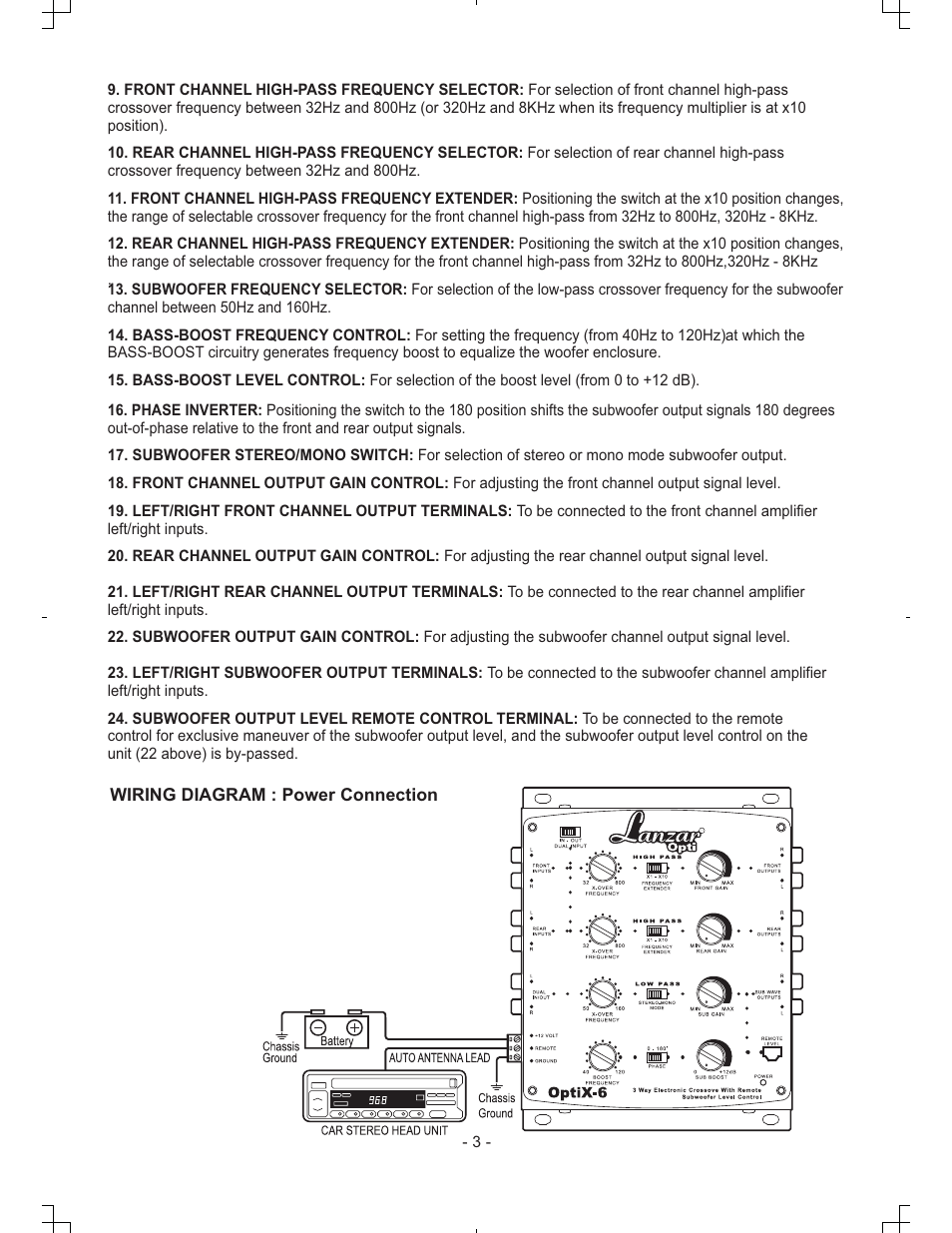 Lanzar OPTIX User Manual | Page 4 / 8