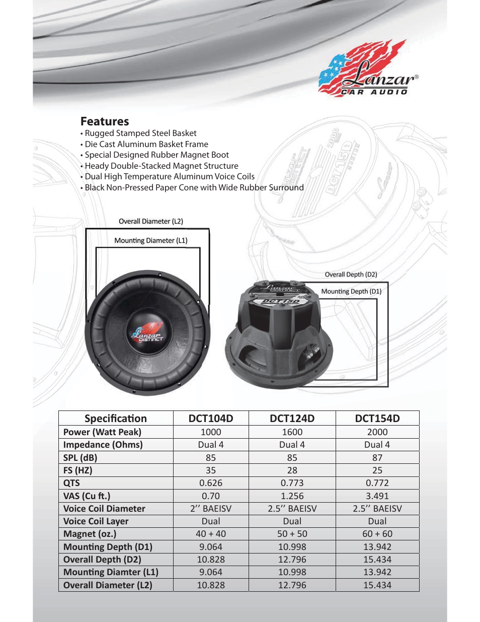 Lanzar DCT104D User Manual | Page 3 / 4