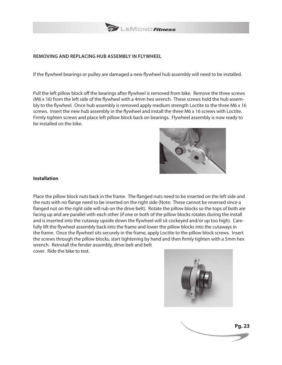 LeMond RevMaster Pro User Manual | Page 25 / 30