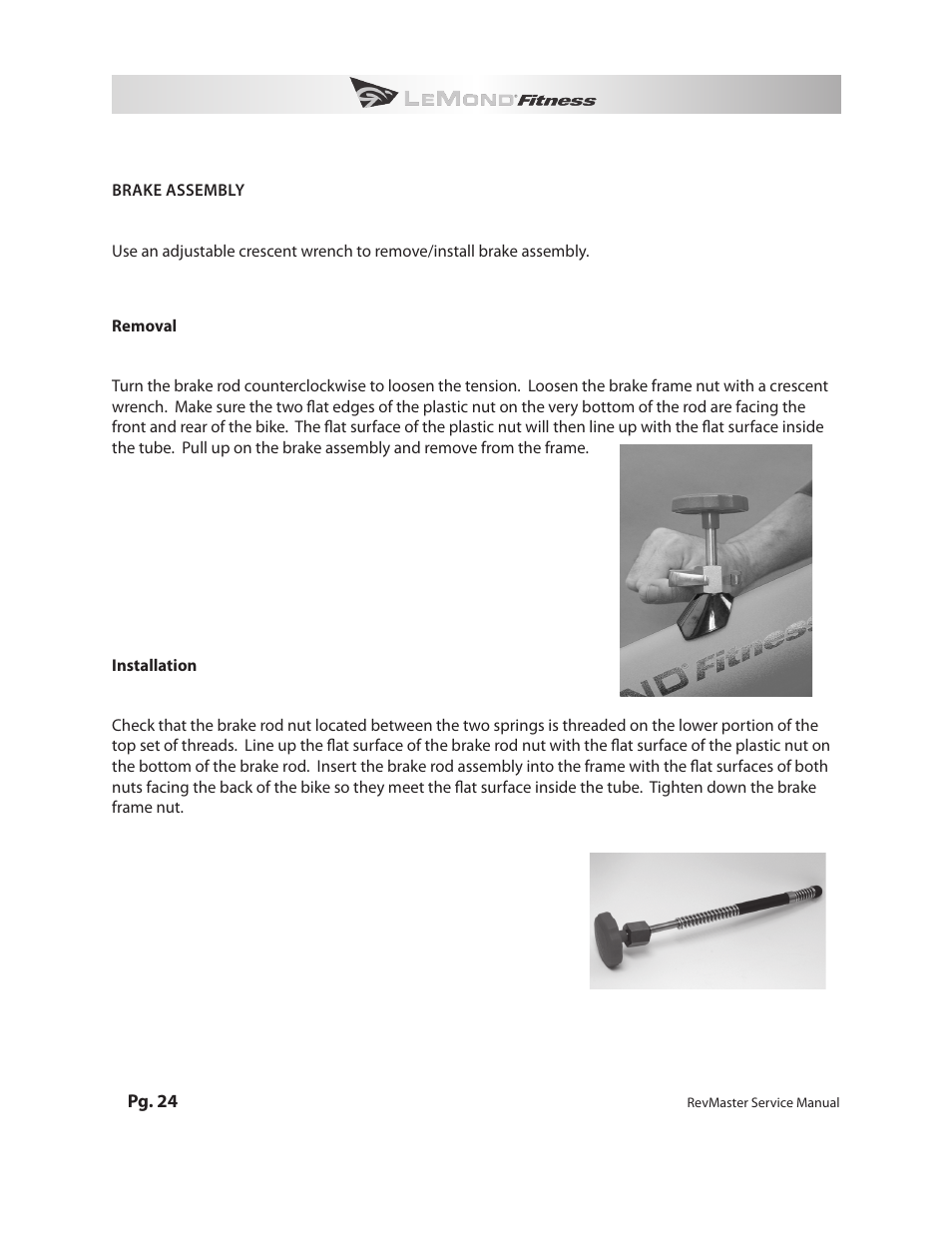 LeMond RevMaster Pro User Manual | Page 26 / 30