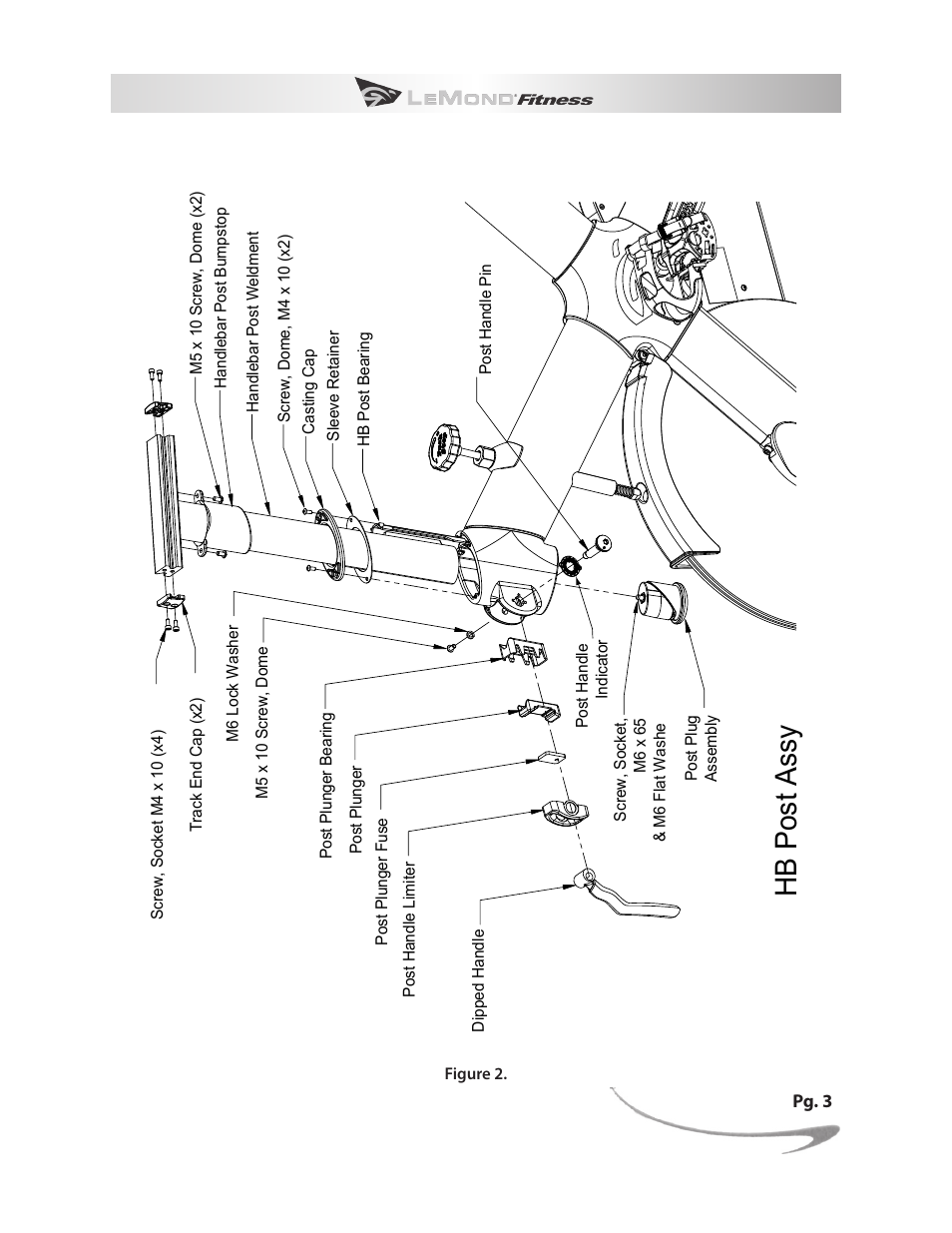 Hb post assy | LeMond RevMaster Pro User Manual | Page 5 / 30