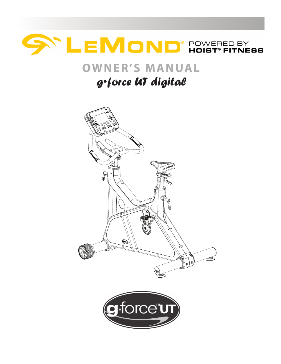 LeMond g-force UT User Manual | 40 pages