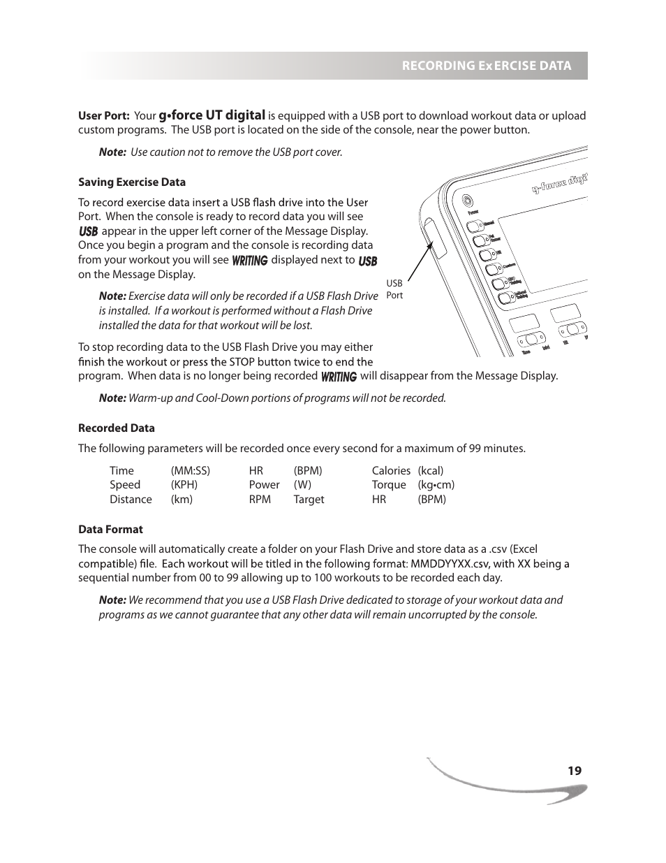 LeMond g-force UT User Manual | Page 19 / 40